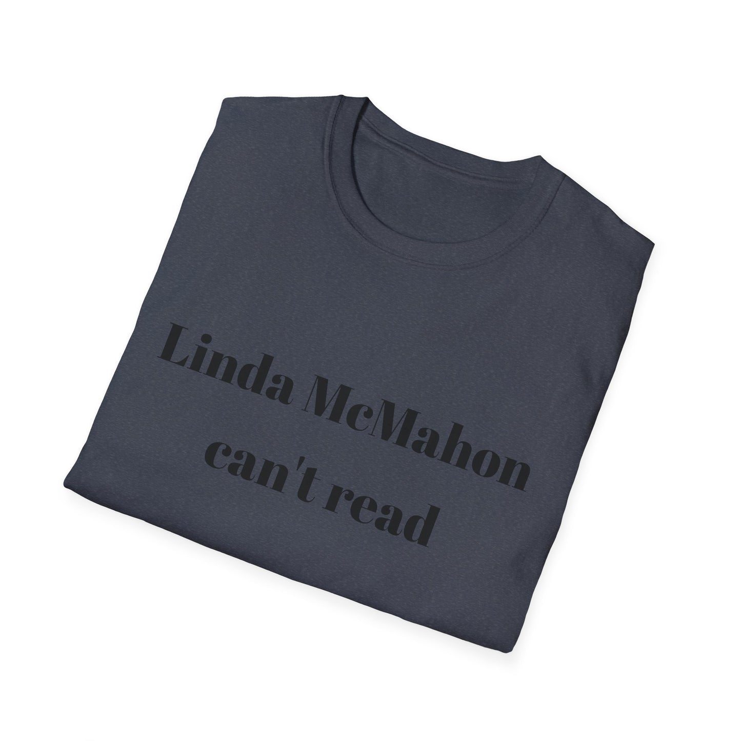 Linda McMahon can't read t-shirt