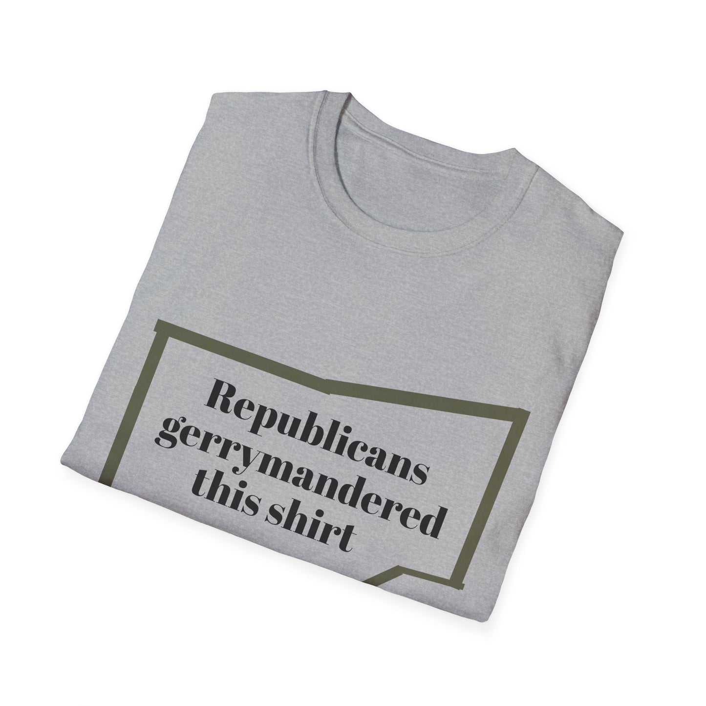 Republicans gerrymandered this shirt, Political Humor Tee, Unisex Graphic Shirt, Fun Election Day Gift, Casual Wear for Activists
