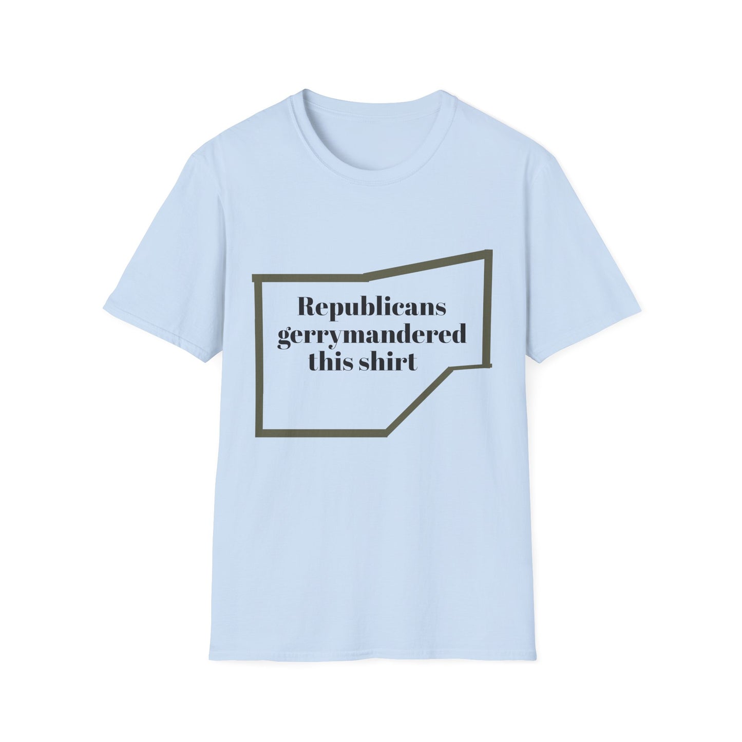 Republicans gerrymandered this shirt, Political Humor Tee, Unisex Graphic Shirt, Fun Election Day Gift, Casual Wear for Activists