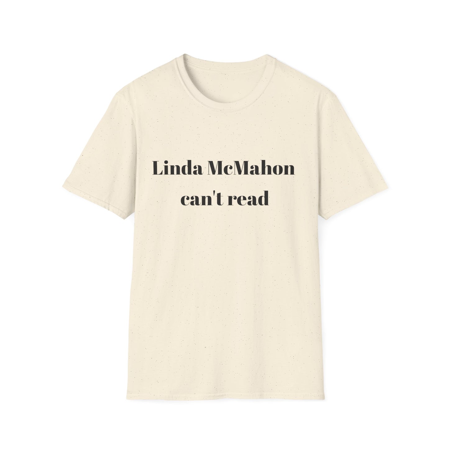 Linda McMahon can't read t-shirt