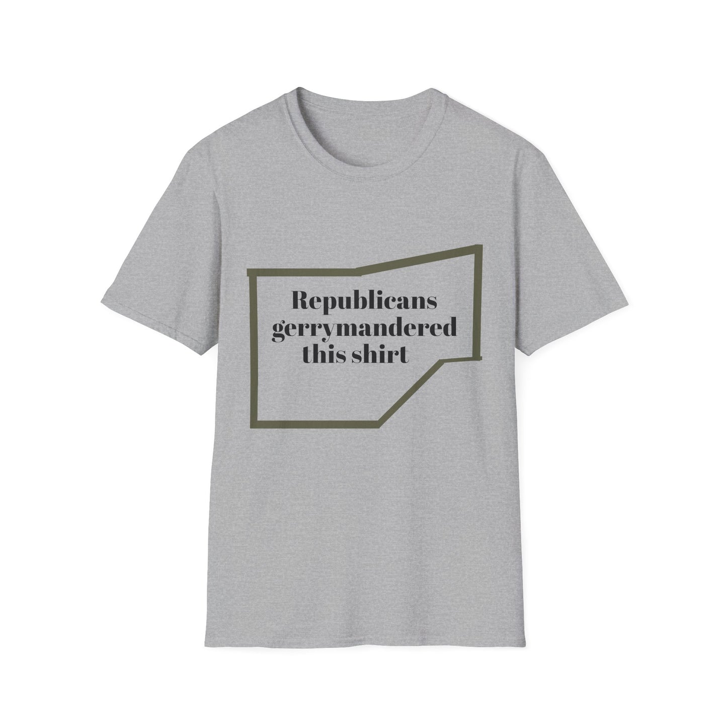 Republicans gerrymandered this shirt, Political Humor Tee, Unisex Graphic Shirt, Fun Election Day Gift, Casual Wear for Activists