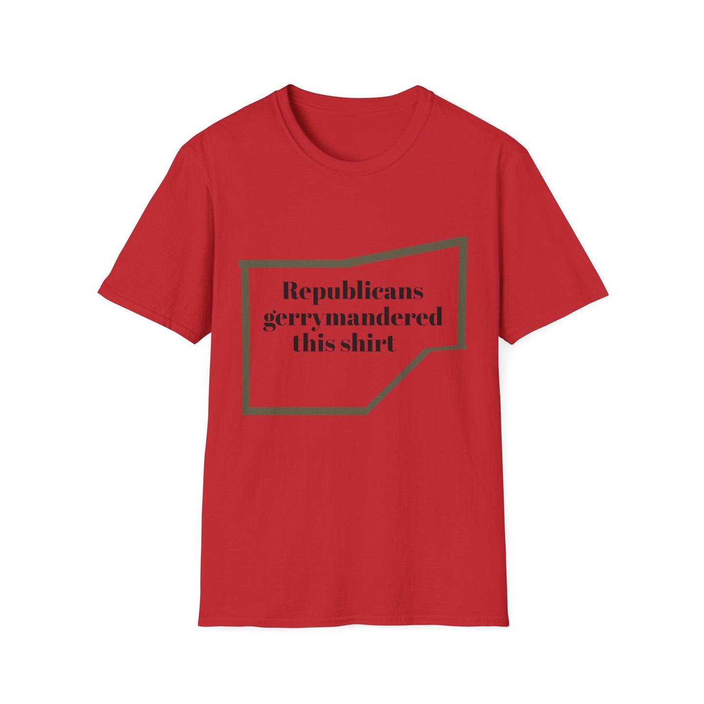 Republicans gerrymandered this shirt, Political Humor Tee, Unisex Graphic Shirt, Fun Election Day Gift, Casual Wear for Activists